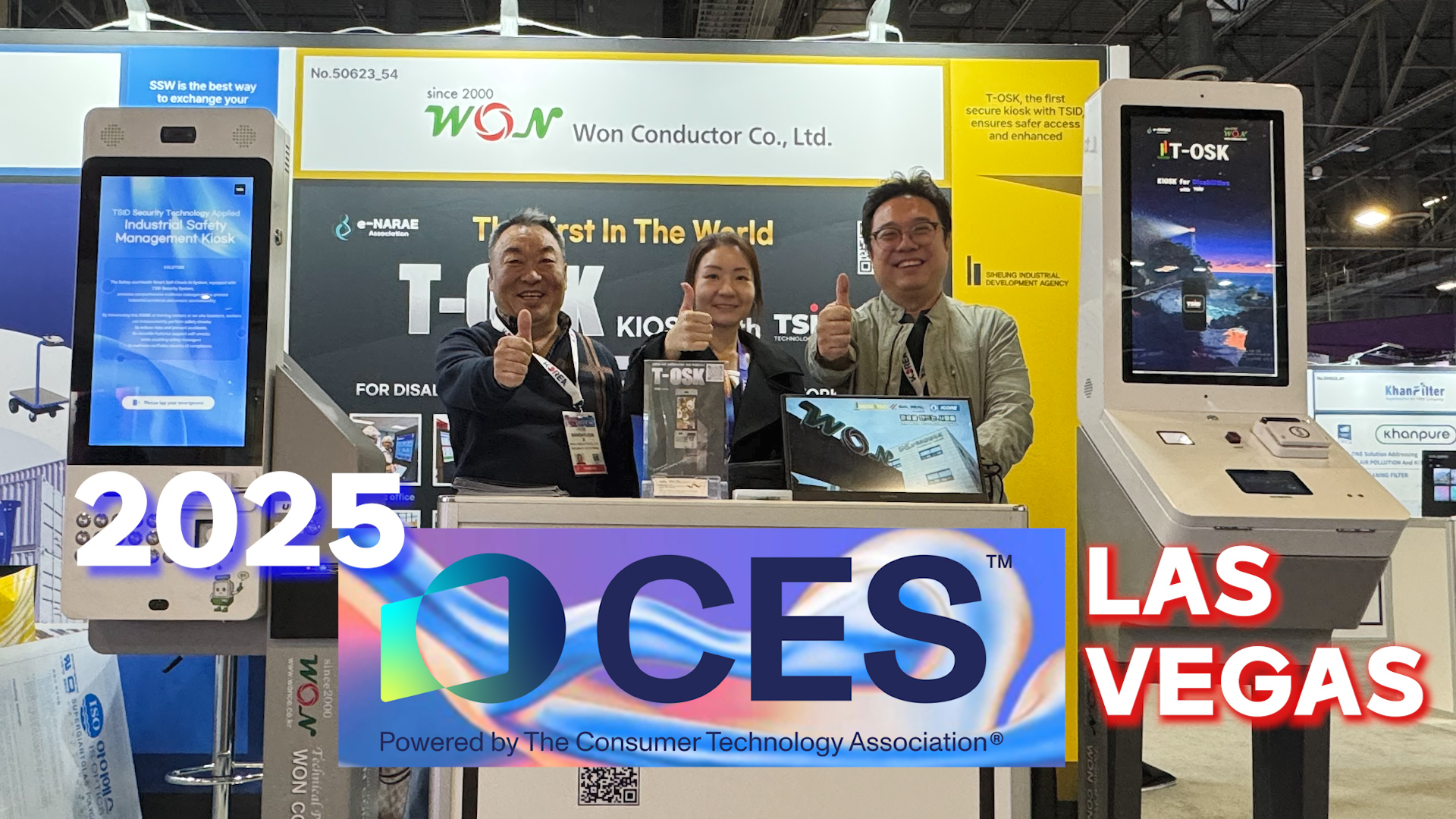 원컨덕터(Won Conductor), CES 2025에서 T-OSK로 글로벌 혁신 기술 선도
